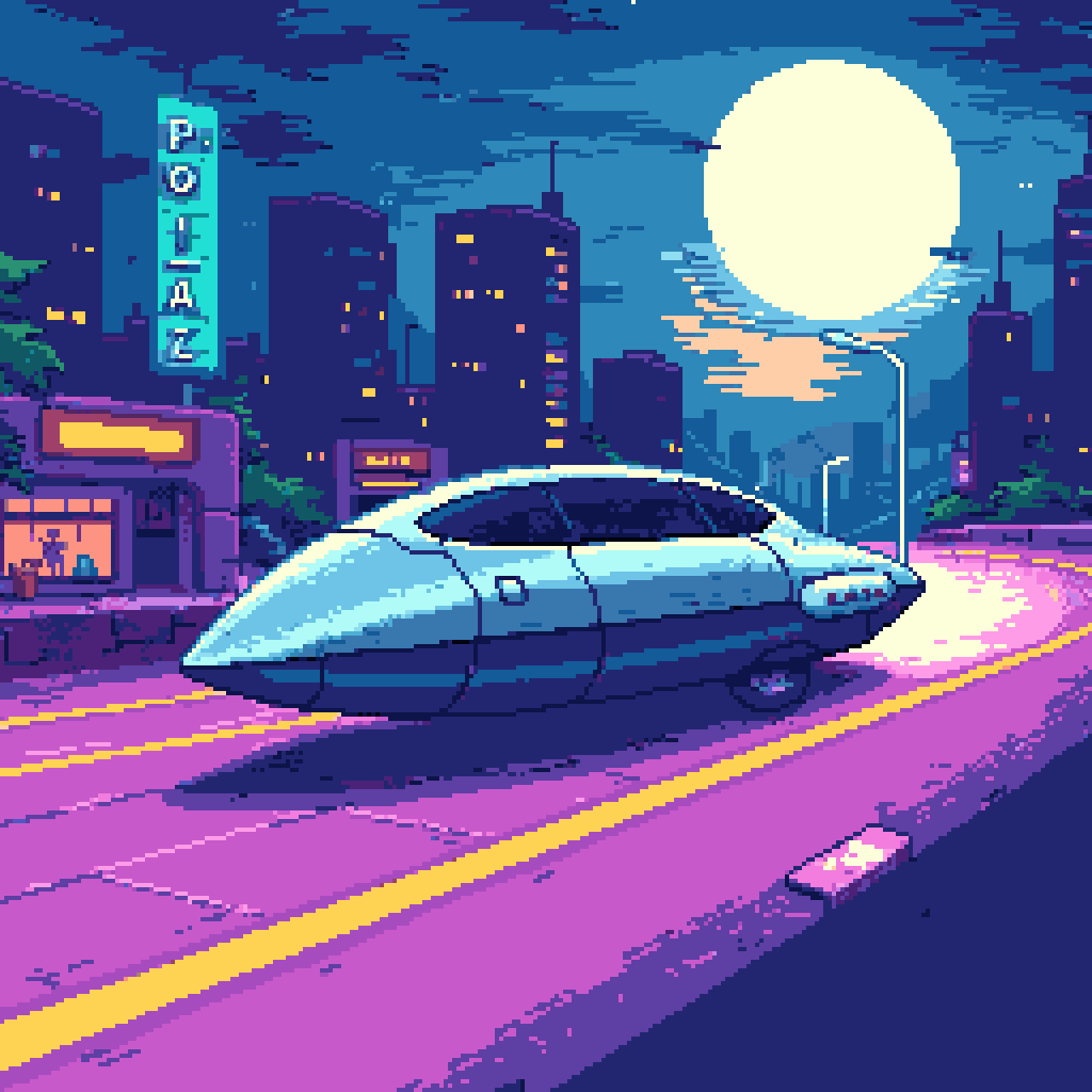 Futuristic hovercar ...-110470-0