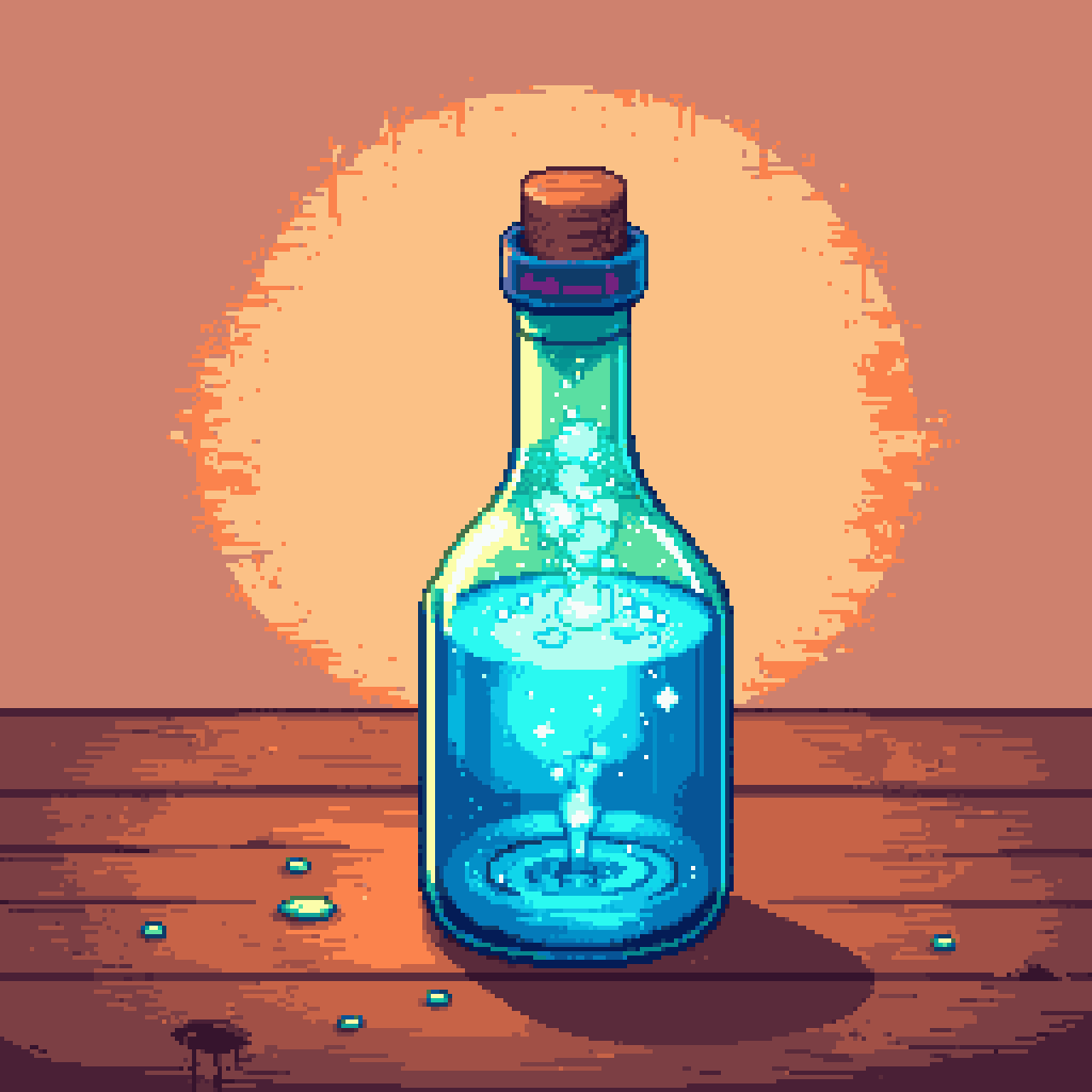 Glowing magic potion...-354021-0